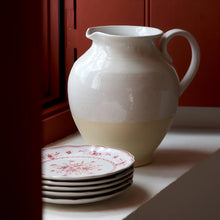 Load image into Gallery viewer, Costa Nova Vila White &amp; Red Appetizer Plate Set
