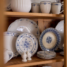 Load image into Gallery viewer, Costa Nova Vila White &amp; Blue Appetizer Plate Set
