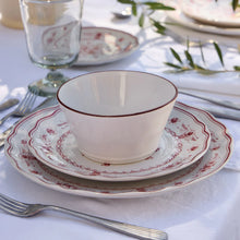 Load image into Gallery viewer, Costa Nova Vila White &amp; Red Salad/Dessert Plate Set
