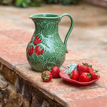 Load image into Gallery viewer, Bordallo Pinheiro Strawberries Pitcher
