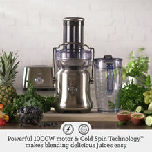 Load image into Gallery viewer, Breville BJE530BSS Juice Fountain Cold Plus Juicer, Brushed Stainless Steel
