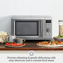 Load image into Gallery viewer, Breville BMO650SIL1BUC1 the Compact Wave Soft Close Microwave, Silver
