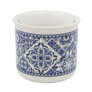 Portuguese Blue Tile Azulejo Ceramic Espresso Cup, 2.5 oz.