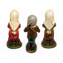 Load image into Gallery viewer, Hand-Painted Fátima Shepherd Children Statues, Set of 3 – Made in Portugal
