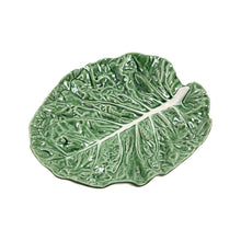 Load image into Gallery viewer, Bordallo Pinheiro Cabbage 14&quot; Fruit Platter
