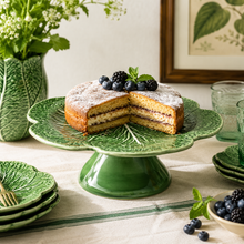 Load image into Gallery viewer, Bordallo Pinheiro Cabbage Cake Stand
