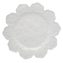 Load image into Gallery viewer, Bordallo Pinheiro Geranium White Charger Plate, Set of 2
