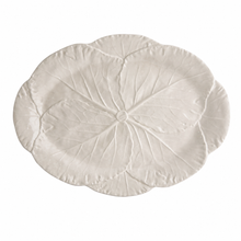 Load image into Gallery viewer, Bordallo Pinheiro Cabbage Beige Large Oval Platter

