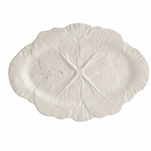 Load image into Gallery viewer, Bordallo Pinheiro Cabbage Beige Small Oval Platter
