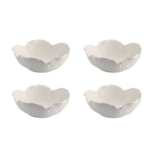 Load image into Gallery viewer, Bordallo Pinheiro Cabbage 17 oz. Beige Cereal Bowl, Set of 4
