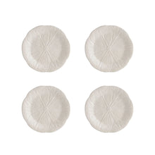 Load image into Gallery viewer, Bordallo Pinheiro Cabbage Beige Dessert Plate, Set of 4
