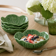Load image into Gallery viewer, Bordallo Pinheiro Cabbage Bowls, Set of 4
