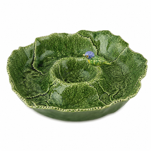 Load image into Gallery viewer, Bordallo Pinheiro Cinerária Chip &amp; Dip Platter with Bird
