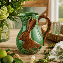 Load image into Gallery viewer, Bordallo Pinheiro Woods Hare Pitcher
