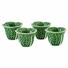 Load image into Gallery viewer, Bordallo Pinheiro Cabbage Egg Cups, Set of 4
