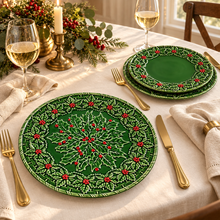 Load image into Gallery viewer, Bordallo Pinheiro Holly Charger Plate
