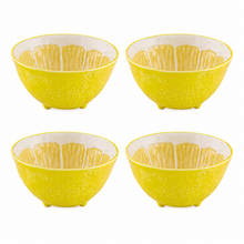 Load image into Gallery viewer, Bordallo Pinheiro Lemon Bowls, Set of 4
