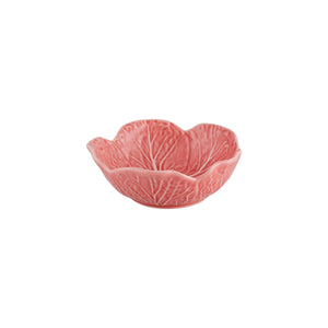 Bordallo Pinheiro Cabbage Pink Cereal Bowl, Set of 4