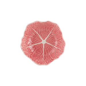 Bordallo Pinheiro Cabbage Pink Cereal Bowl, Set of 4