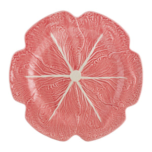 Bordallo Pinheiro Cabbage Pink Charger Plate