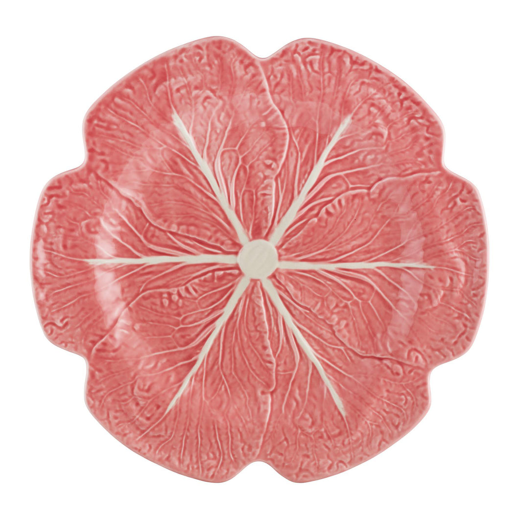 Bordallo Pinheiro Cabbage Pink Charger Plate