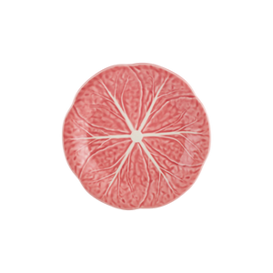 Bordallo Pinheiro Cabbage Pink 4 Piece Dinnerware Set