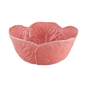 Bordallo Pinheiro Cabbage Pink Salad Bowl
