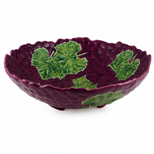 Load image into Gallery viewer, Bordallo Pinheiro Grapes Salad Bowl
