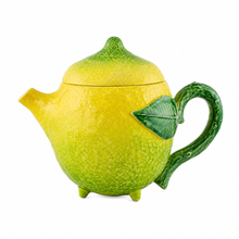 Load image into Gallery viewer, Bordallo Pinheiro Lemon Tea Pot
