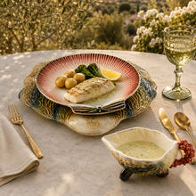Load image into Gallery viewer, Bordallo Pinheiro Oysters &amp; Scallops Sauceboat
