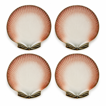 Load image into Gallery viewer, Bordallo Pinheiro Oysters &amp; Scallops Dinner Plate, Set of 4
