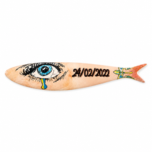 Load image into Gallery viewer, Bordallo Pinheiro Decorative Earthenware Sardine – Wounded Ukraine
