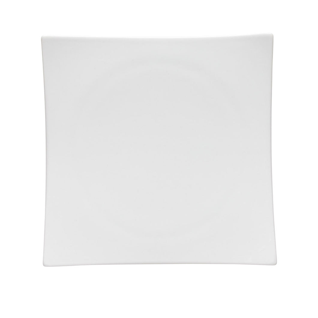 Costa Nova Resonance White Square Appetizer Plate Set