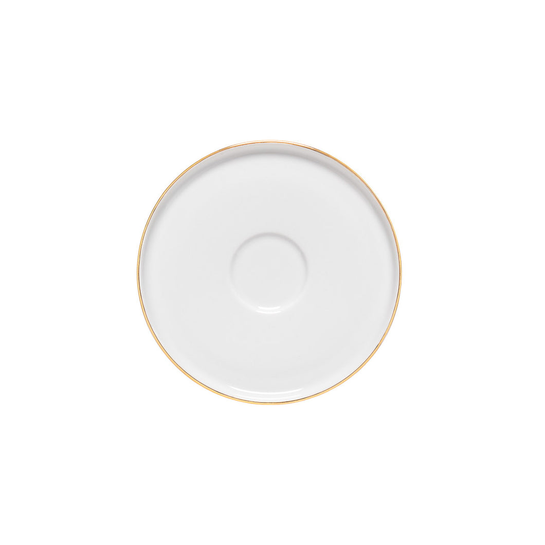 Costa Nova Resonance White Gold Espresso Saucer Set