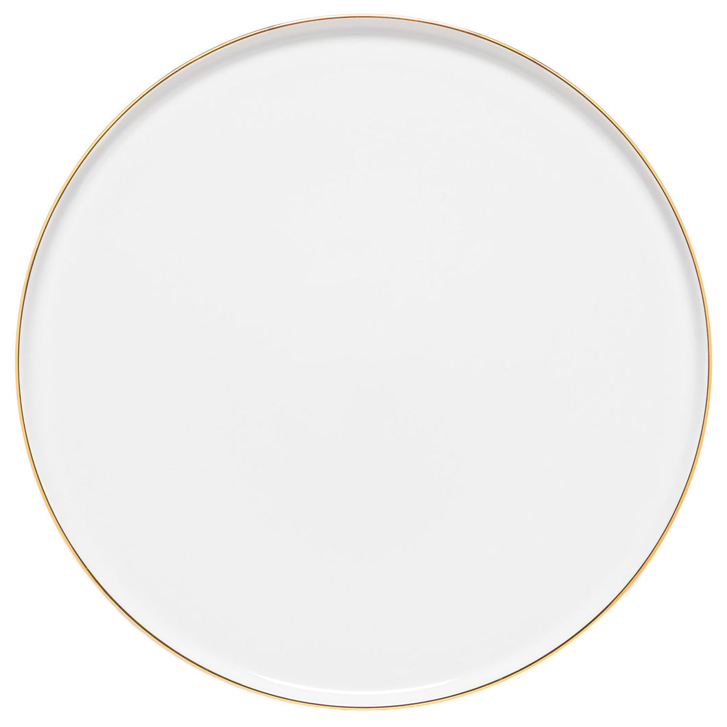 Costa Nova Resonance White Gold Dinner Plate Set
