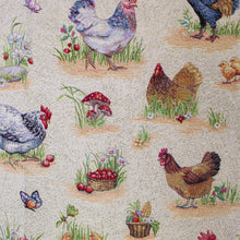 Load image into Gallery viewer, Farmhouse Rooster Tapestry Apron – Rustic Kitchen Cooking &amp; Baking Wear
