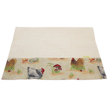Load image into Gallery viewer, Farmhouse Rooster Tapestry Decorative Kitchen Tea Towel
