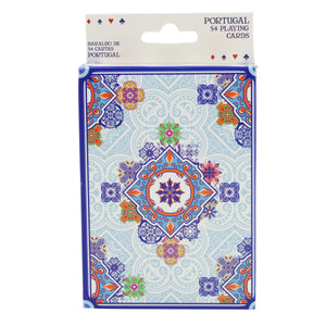 Portuguese Azulejo Inspired Multicolor Playing Cards - 54 Card Deck