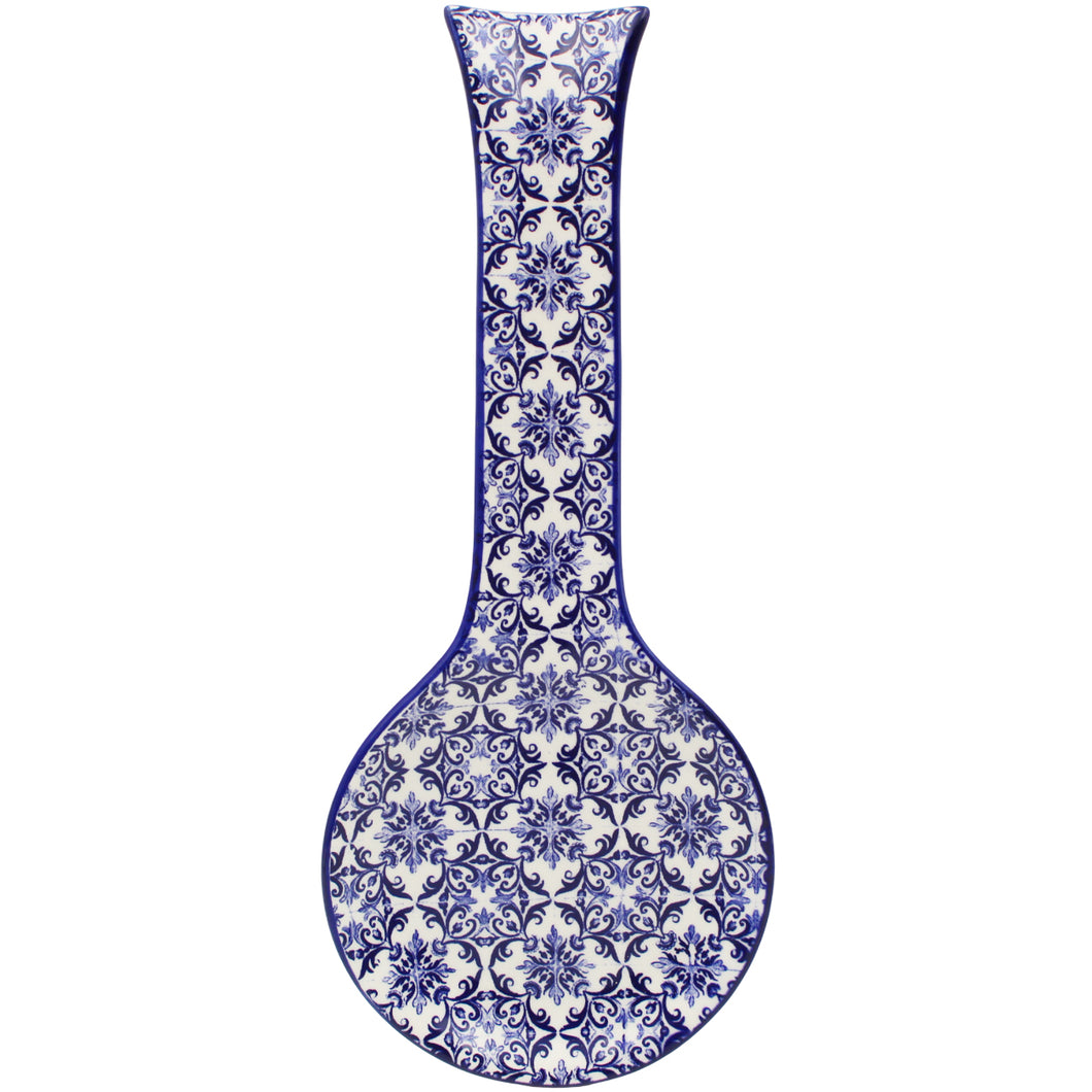 Portuguese Azulejo Ceramic Spoon Rest: Stunning Kitchen Artistry