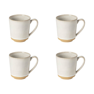 Costa Nova Marrakesh 9" Sable Blanc Mug, Set of 4