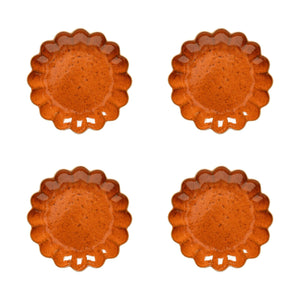 Costa Nova Marrakesh 7" Cannelle Appetizer Plate, Set of 4