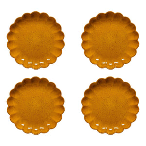 Costa Nova Marrakesh 9" Cumin Salad/Dessert Plate, Set of 4