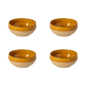 Costa Nova Marrakesh 6" Cumin Soup/Cereal Bowl, Set of 4