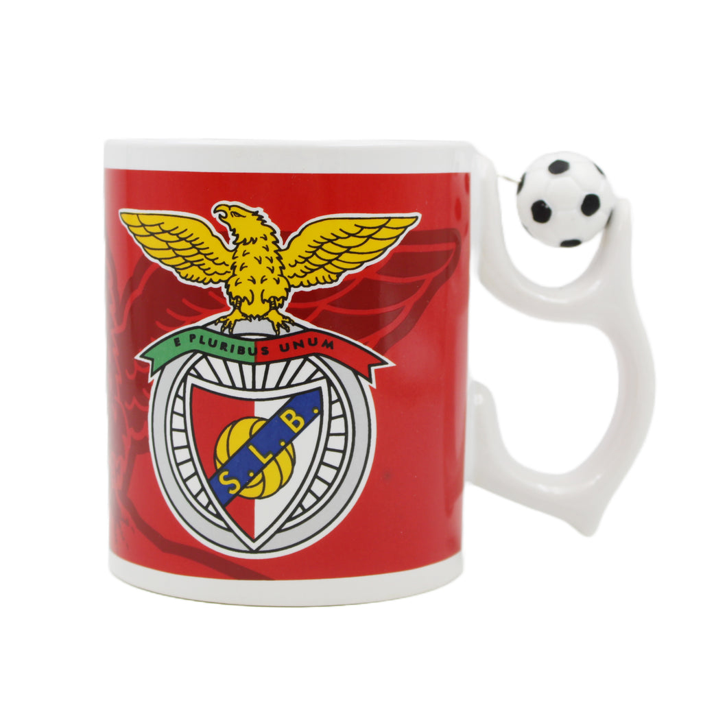 Sport Lisboa e Benfica SLB Mug with Ball on Handle with Gift Box
