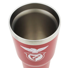 Load image into Gallery viewer, Benfica Thermal Insulated Travel Mug with Lid and Straw, Stainless Steel
