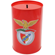 Load image into Gallery viewer, Official SL Benfica Aluminum Piggy Bank with Benfica Crest
