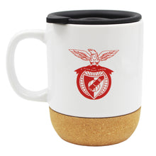 Load image into Gallery viewer, Officially Licensed Benfica Travel Mug with Removable Cork Bottom and Keychain Set
