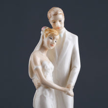 Load image into Gallery viewer, First Dance Bride &amp; Groom Porcelain Figurine - Wedding Couple Statue
