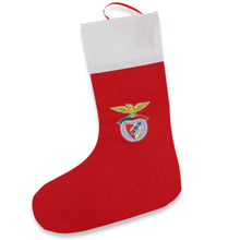 Load image into Gallery viewer, Official SL Benfica Christmas Stocking - Red Stocking with Benfica Logo
