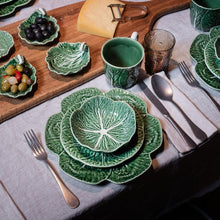 Load image into Gallery viewer, Bordallo Pinheiro Cabbage 5 Piece Dinnerware Set
